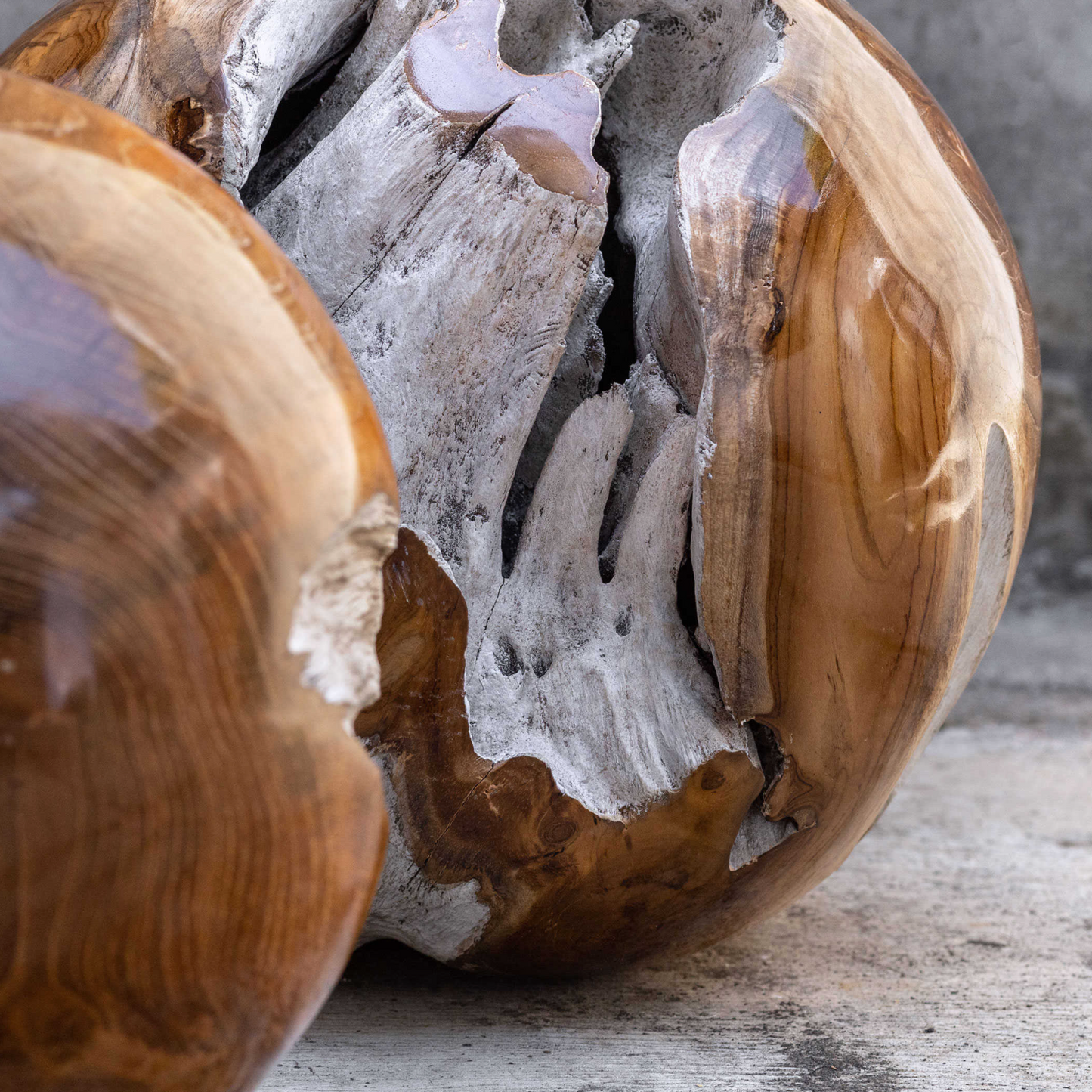 TEAK ROUNDS, S/2