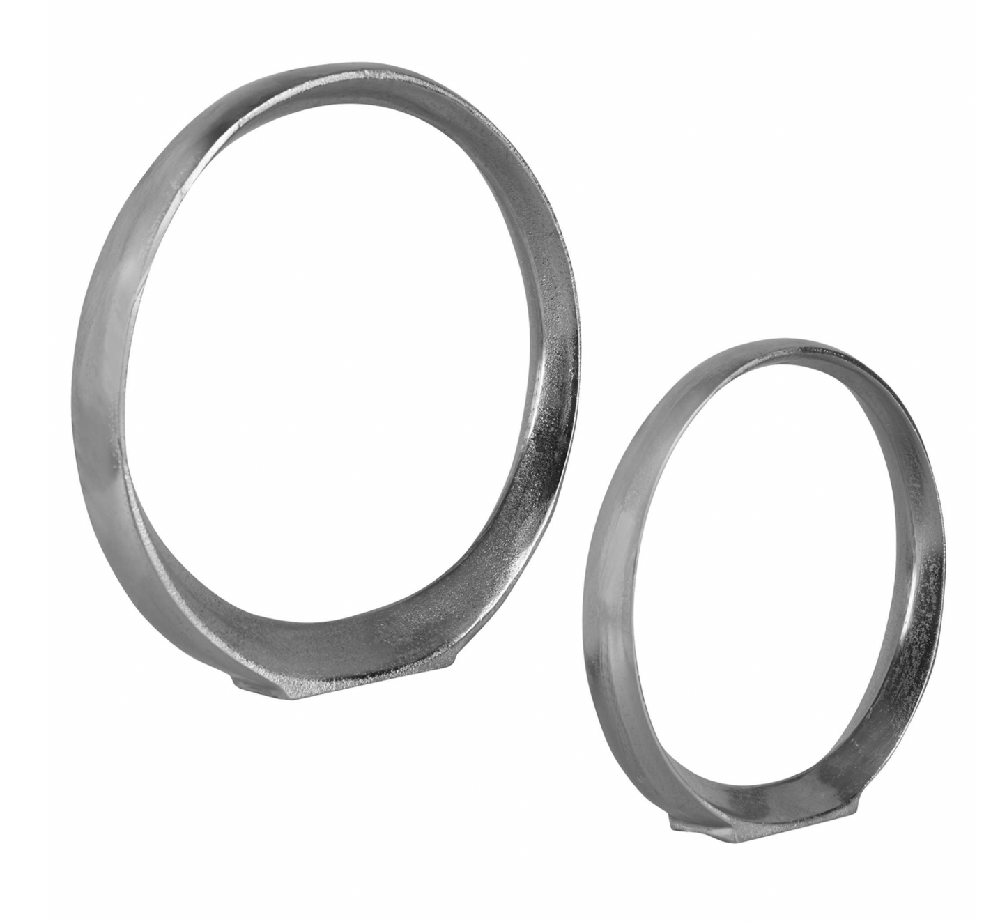 ORBITS RING SCULPTURES, NICKEL, S/2