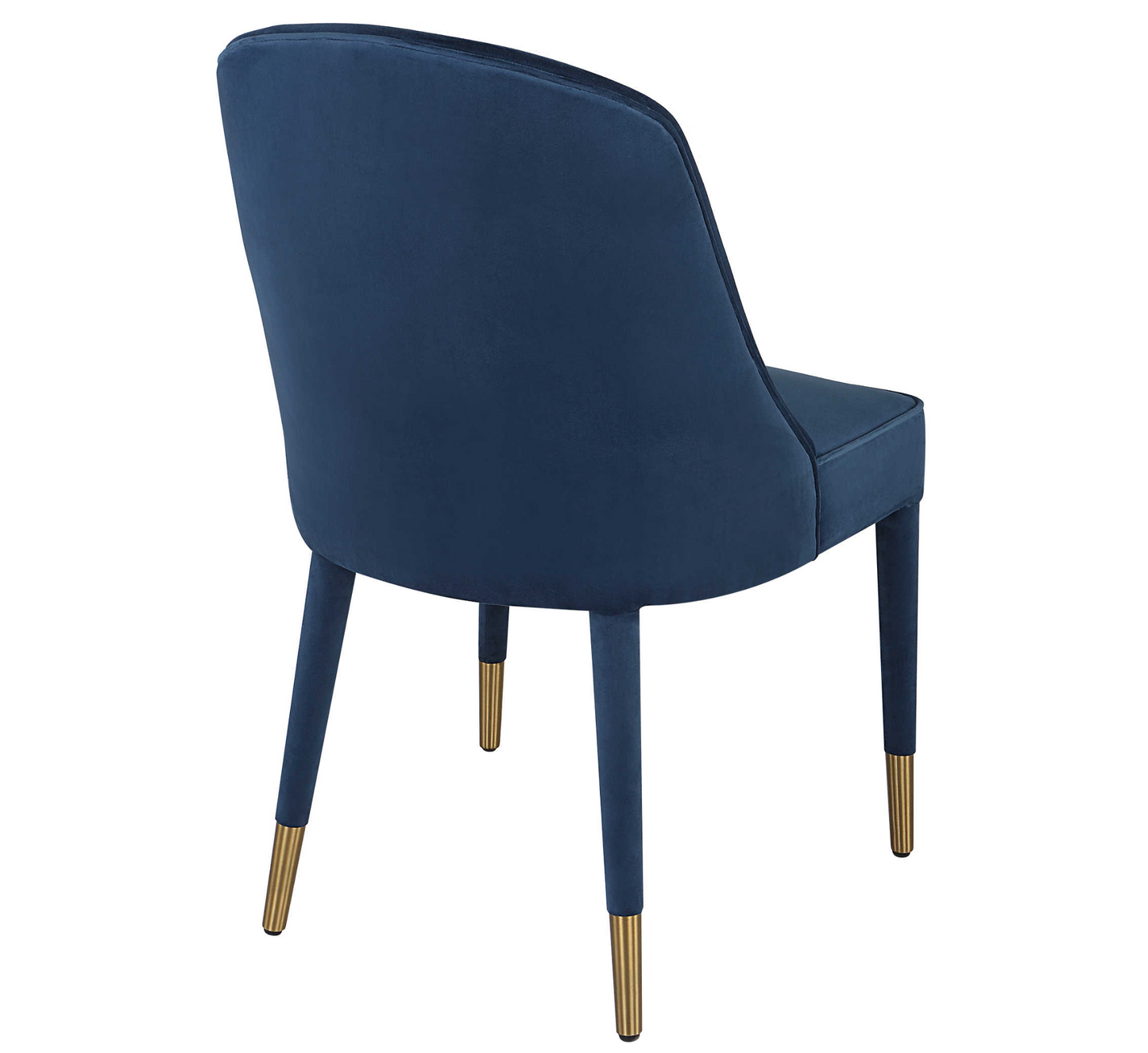 BRIE ARMLESS CHAIR SAPPHIRE (SET OF 2)