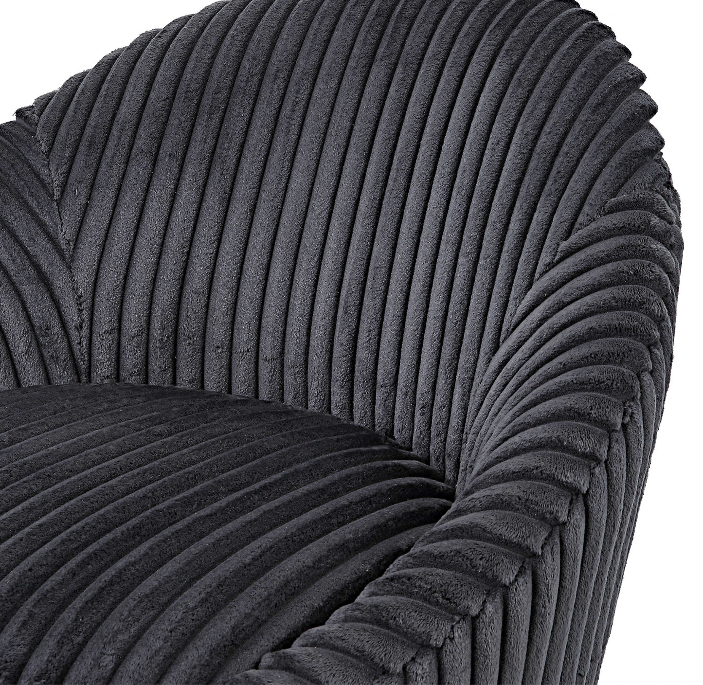 CRUE SWIVEL CHAIR GUNMETAL