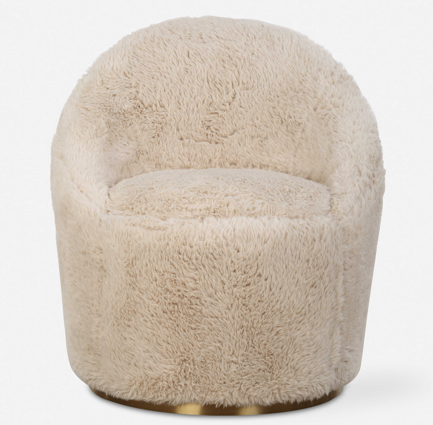 CRUE SWIVEL CHAIR SHEEPSKIN