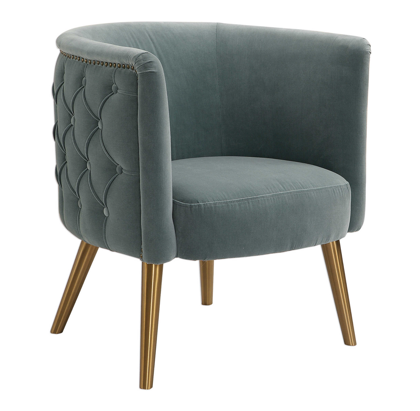 HAIDER ACCENT CHAIR SLATE BLUE